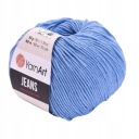 YarnArt Jeans Blue 15 Svetlomodrá priadza 50g/160m BAVLNA AKRYL