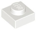 LEGO PLATE 3024 1x1 biela NOVINKA (1g) 1 ks.