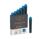 Atramentové kazety Quink mini Parker - modré