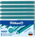 PELIKAN PEROROVÉ NÁPLNE DLHÉ 5 ks GTP/5 TYRKYS.