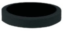 APP LEŠTIACA HUBKA HLADKÁ 150 MM ČIERNA MÄKKÝ VELCRO