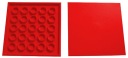 LEGO TILE 10202 TILE 6x6 červená NOVINKA (5g)