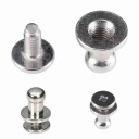 Guľôčková skrutka Knopik Rivet 5/4/8 mm Strieborná 5 ks