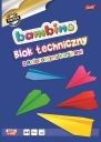 1x BAMBINO A4 10k technický blok farebných listov papiera