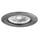 Kanlux LED stropné očko Dekoračný bodový krúžok ARGUS 10W grafit
