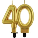Torta SVIEČKA ČÍSLO 40 metalíza NARODENINY