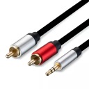 AUX KÁBEL MINI JACK 3,5mm 2x RCA CINCH STEREO 3m