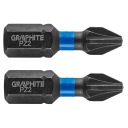Nárazové bity PZ2 x 25 mm 2 ks. GRAFIT 56H504
