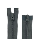 ČLENKOVÝ Zips DVOJTAŽNÝ - 50 CM - ŠEDÝ