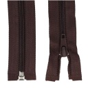 ŠPIRÁLOVÝ Zips #5 - 70 CM - TMAVO HNEDÁ