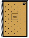 Kruhový zápisník A4, 80 listov, GRID od Sacha Soft Touch