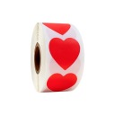 Nálepky srdiečka 100 kusov 2,5 cm