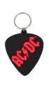 AC/DC Plectrum Originálna gumená kľúčenka
