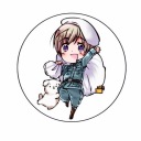 Hetalia Finlandia špendlík 58mm
