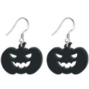 Zlé PUMPKIN náušnice čierne a vhodné na HALLOWEEN