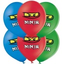 Ninja Ninjago Balloons Mix farieb Narodeninové 6 kusov