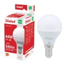 LED guľová žiarovka E14 6W 6500K studená farba 540lm MILKY