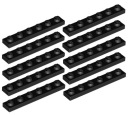 LEGO Plate 1x6 Black/Black (3666/366626) 10ks