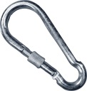 Pozinkovaná karabina s 10 mm istením, do 350 kg