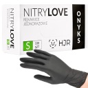 Rukavice HJR Medical NITRILE rukavice BLACK Onyx BLACK S