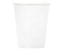 Biele hladké papierové poháre univerzálne 270 ml 8 ks.