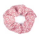 HAIR GUMBER scrunchie RUŽOVÉ bodky FROTÉ
