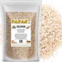 BIELY SEZAM 100G prírodný, aromatický, lúpaný, obilná KVALITA | PAPAS