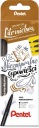 PENTEL sada pre LETTERING a-3 čierna