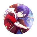 Vocaloid Kaito 58mm pin, darček pre fanúšika anime