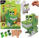 3D maľba figúrok podľa čísel KREATÍVNA SÚPRAVA pre chlapca DRAGON Kidea