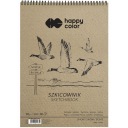 BLOK ŠPIRÁLA NÁKČETNÍK HAPPY COLOR BIRDS A4 80 LIST 90G