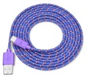 Kábel MICRO MICRO USB konektor do USB nylon 3m (3889)