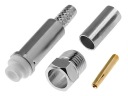 FME 50Ohm zásuvka krimpovaná pre kábel RG-174