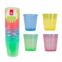 Plastové poháre na panáky vodky, 20 ks, 30 ml