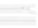 Členkový zips k bunde 75cm / BIELY