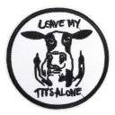 IRON-ON Thermo Patch Rebel Cow Fuck