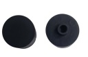 Silikónové uzávery pre okrúhlu trubicu D22 BLACK Flex 360 LED neónová hadica 22 mm