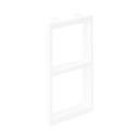 K45 CIMA adaptér pre 2 moduly K45 (45x45mm) horizontálne