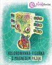 Figúrka zvieratka s magnetom na vyfarbenie pavúka