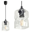 Sklenené závesné stropné svietidlo Luster 262T LED