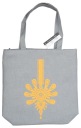 ŠEDÁ TAŠKA SHOPPER na nákupy do mesta