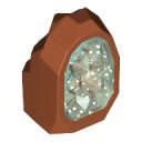 LEGO 49656pb03 CRYSTAL IN THE ROCK C. ORANGE (1g)