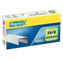 Kancelárske sponky 24/6 RAPID Standard 1000 ks
