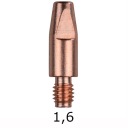 MIG MAG KONCOVKA PRÚDU M6 dĺžka 28mm 1,6mm 1ks