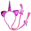 # HAIR BAND vrkôčiky vrkôčiky JEDNOROŽEC