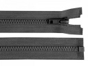 Členkový zips k bunde 75cm ŠEDÝ