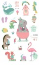 Umývateľné tetovanie pre deti ANIMALS EC592