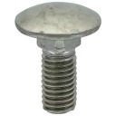 Hríbová skrutka M10x25 mm DIN 603 V2A