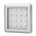 ŠTVERCOVÉ 1,5W TEPLÉ BIELE LED PODSKRINÍKOVÉ SVIETIDLÁ