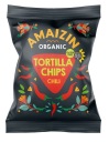 CHILI kukuričné ​​tortilla chipsy, BEZLEPKU, BIO, 75 g Amaizin